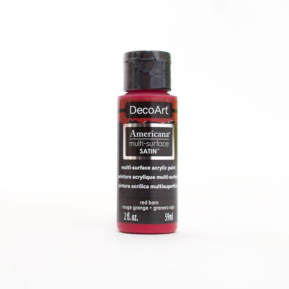 Americana, Acrylic, Art & School, Multi-surface, Paint, 2 ounce, 45270, Red Barn